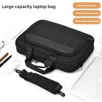 Shockproof Crossbody Laptop Bag for 14"/15.6"/17.3" MacBook Air 13" / MateBook 14 / iPad - Business Portable Shoulder Handbag