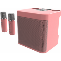 Karaoke Machine for Adults, Portable Bluetooth Karaoke Microphone Singing Speaker Karaoke Player with 2 Wireless Mic Home Party