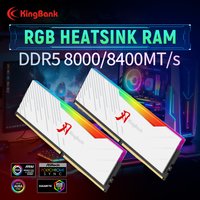 KINGBANK KRRW DDR5 RAM 48GB (24GBx2) RGB 8000MT/s 8400MT/s CL38 1.5V Intel XMP3.0/ AMD EXPO Desktop Computer Memory Hynix M die