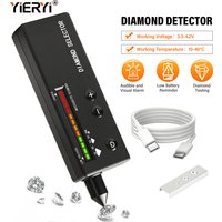 Diamond Selector Pen USB Rechargeable Moissanite Tester High Precision Hardness Tester With UV Light For Gemstone Identification