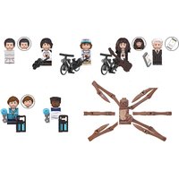 8PCS/SET The Terrible Movie LG1006 LG0023 LG0024 LG0054 Model Building Blocks Enlighten Action Figure Toys For Children