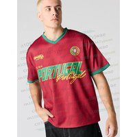 2026 Portugal Flag Football Jersey Outdoor Sport Training Breathable Soccer Fans Short Sleeve Tshirt Summer Women Men Beach Tees
