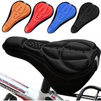 1PCS Bike Seat Cushion Gel Padded Bike Seat Cover Extra Soft Comfy with Stationary, Exercise, Mountain Bikes, Road & Electric