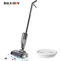 Handheld Cordless Hard Floor Sweeper Vacuum Cleaner Wireless Electric Mop Cleaner Automatic 2 in 1 Wet & Dry Home Cleaner