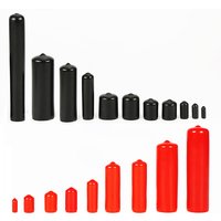 Rubber Sleeve Tip End Caps Waterproof Jacket Silicone Cap Head Protective Screw Seals Decorative Cover Tips Stopper Lid Tube Set