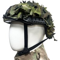 3D Camo FAST Helmet Cover Protector Laser Cut Camouflage Leaf Shape Scrim Helmet Cloth Hunting Helmets Accessories