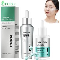 Collagen Peptides PDRN Glow Ampoule Serum Fine Lines & Wrinkles & Radiance Hydration Firming Plumping Nourishing Skin Care