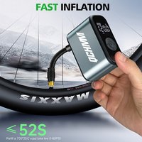 AliExpress Mini Battery Bicycle Pump with Pressure Gauge, 150 PSI Electric Bicycle Pump with Presta and Schrader Valve