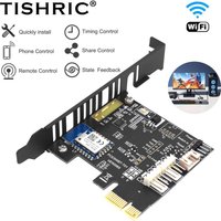 TISHRIC Tuya Wifi PC Power Button Reset Switch 1X PCIE Card for Destop Computer APP Remote Control Support Alexa Google Home