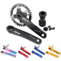 Crank Mtb Bike Crankset Integrated Hollowtech 104 Bcd Crank 2 Crowns Mountain Bicycle Connecting Rods 32/34/36/38T