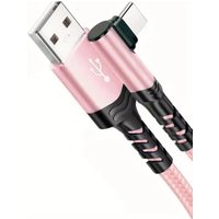 60W Power 90 Degree Elbow Cable USB3.2 Gen 2 10Gbps Speed USB to Type C Cable Quick Charge 3A Current Nylon Braided Cable