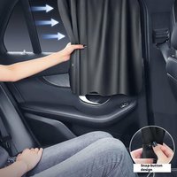 Car Sun Shade Curtains Side Window Sunshade Summer Sun Protection Light/UV Blocking Auto Privacy Blind Curtain Car Interior Acce