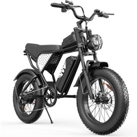 AliExpress NONE YVY C20 Adult Electric Bicycle 1000W Motor E-bike 48V20Ah Battery Electric Bike 20 Inch Fat Tire E-Mountain Bike
