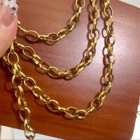 1 Meter Stainless Steel 7.5mm Oval Chain for DIY Necklace Bracelet Bag Chain Jewelry Making Accessories Wholesale