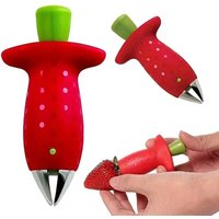 Strawberry Huller Pineapple Cutters Novel Tomato Stalks Remover Fruit Knife Useful Strawberry Leaf Cleaner Kitchen Accessories
