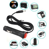 1PCS 12V Car Cigarette Lighter Plug Cable DC Male Socket with Charger Cord Extension 5.5mm*2.5 Portable Car Connector