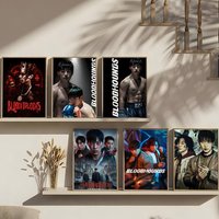 Musical B-Bloodhounds Poster Art print wall decor ideal for living room, bedroom, bar, parlor, and home gifting