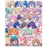 AliExpress FANLU 60PCS Project Sekai Graffiti Stickers Music Style Game Cartoon Decals Suitcase Fridge Laptop Guitar Car Bike Decoration Kids Toy