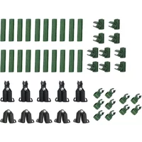 Set Of 70 Adjustable Plant Connector Clips For Trellis Perfect For Supporting Tomato Plants And Garden Aesthetics