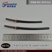 Toycenter TCT-018 1/6 Scale Samurai Knife Metal Model Accessories For 12-inch Soldier Action Figure Body Doll
