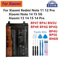 BP47 BP4J BN5U BP4R BP4G BP4Q BP4U BP56 BN6D – bateria do telefonów Xiaomi Redmi Note 11, 12, 14, 15 Pro 5G, Xiaomi 13, 14, 15, Redmi 14 Pro.
