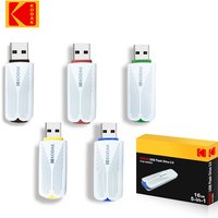 5pcs Original KODAK Flash Drive K182 U Disk USB2.0 16GB 32GB 64GB Car USB 128GB 256gb 512GB Speed 100MB/s Leather Lanyard