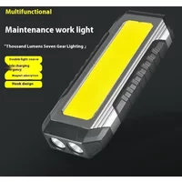 Waterproof with Magnet Flashlight Portable COB Work Light LED 4000mAh Flashlights Multimode 18650 Camping Torch Light