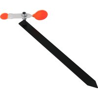 Heavy Duty Stainless Steel Spinners Target for Hunting and Practice | 30cm Ground Pole | Portable Design