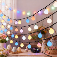 1 PC USB frosted small round ball LED bulb (100/50/20 bulbs), room decoration, ambient lighting, suitable for bedrooms, birthday