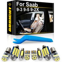 ABRIGHT Car LED Interior Lights Canbus For Saab 93 95 9 3 5 Tuning Cabriolet Parts Accessories Vehicle Indoor Map Dome Lamp Kit