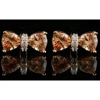 Luxury Bow Rhinestones Cufflinks French Men's Business Banquet Wedding Formal Wear Dress Shirts Cuffs Buttons Gifts for Men
