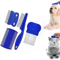 4Pcs Flea Comb Cat Grooming Comb Removes Mucus And Crust Small Lice Flea Combs Cats Supplies Pet Comb