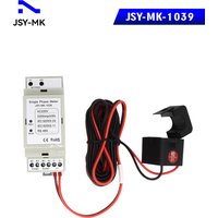 JSY-MK-1039 100A 220V RS485 Modbus-RTU Communication Bi-directional Metering AC Monophase Energy Meter Din Rail