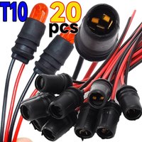 T10 W5W Car Wedge Light Bulb Socket Connector Holder Extension LED Lamp Bulb Base Holder Socket Wedge Base Light Bulb Plug