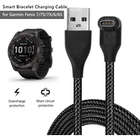USB Charging Cable Data Cord Charger 1M For Garmin Fenix 7 7S 7X 6 6S 6X 5 5X 5S Vivoactive 3 Forerunner 945 935 245 Instinct 2