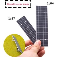 Scale 1:64 1:87 Simulation Solar Energy Model DIY Making Architecture Building Layout for Diorama Can't Generate Electricity 1Pc