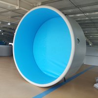 High Quality PVC Drop Stitch Inflatable Portable Above Ground Swimming Pool for Outdoor Ice Bathing and Cold Plunge