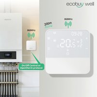 Thermostat sans fil Opentherm pour chaudière à gaz, thermostat de pièce alimenté par batterie, thermostat sans fil, régulateur de température de chauffage.