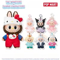 POP MART LABUBU THE MONSTERS SANRIO CHARACTERS Vinyl Plush Blind Box Collectible Kawaii Toys Home Ornaments Figurines