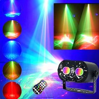 Dj Disco Light, Party Light, Stage Lighting Effect, Laser Projector - USB Portable with Multiple Effects and Northern Lights.