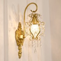 Modern Luxury Crystal LED Wall Lamp Hotel Corridor Bedroom Bedside Study Reading Light Living Room TV Wall Ambiance Decor Lights