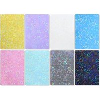 50-100pcs 61x91mm Kpop Photocard Sleeves Laser Love Heart Card Sleeves Holographic Clear Card Sleeves for Baseball Game Card