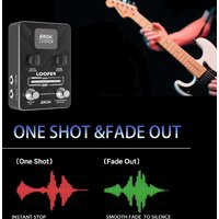 EROK Looper Guitar Pedal 40 Slots 160 Mins Looping Time Stereo Loop Pedal with LCD Screen for Electric Guitar Bass