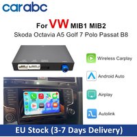 CARABC Kabelloses Carplay Android Auto Airplay Autolink für VW Volkswagen Skoda Octavia A5 Golf 7 Polo Passat B8 MIB1/MIB2