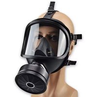MF14 Type Gas Mask Full Face Classic Chemical Respirator Filter 87 Self-Priming Stimulation Nuclear Pollution Protection