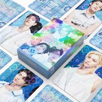 Kpop, Skz, Stay, Stray Kids, Stay in Our Little House, a Box of 60Pcs Laser Cards, High-Definition Photo Cards, Fan Merch Album, Star Cards, Card Collection, Exquisite Decorations, Exquisite Small
