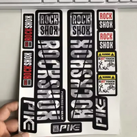 Front Fork Sticker for Mountain Bike Waterproof Color Change Decal for Bicycle Front Shock Absorber Pike Sram Forks Decal