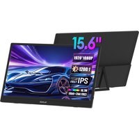 ZEUSLAP 15.6" FHD 1920x1080P IPS Panel USB-C HDMI Source Portable Monitor for Phone, Laptop, PC, Nintendo Switch Second Display
