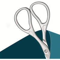 1/2 Pcs Professional Stainless Steel Nail Clippers with Curved Blades Precision Trimming for Eyebrows, Eyelashes Manicure Tool