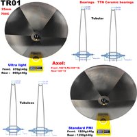 BIKEDOC TR01 700C Carbon Track/Triathlon Fixed Gear Disc Wheels Super Light 870g Width 25mm TTN Ceramic Bearings